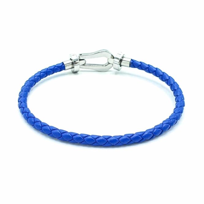Me441 – Blue Horseshoe Bracelet