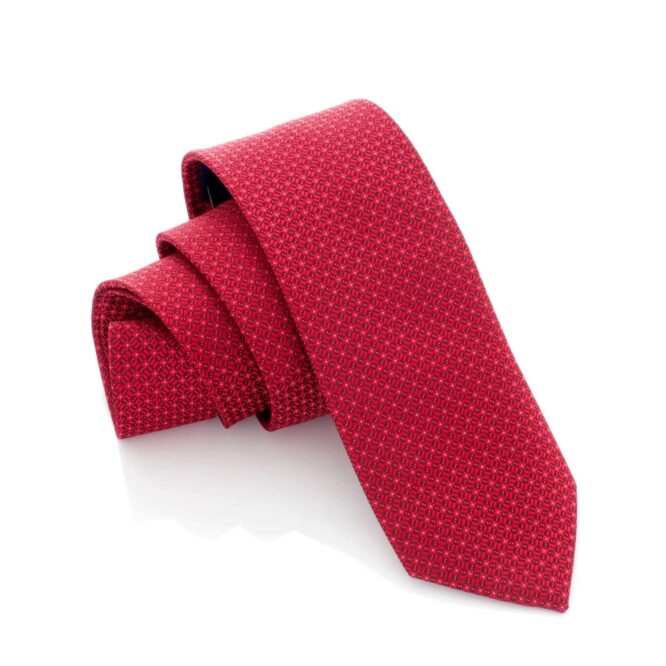 Me871 – Dark red Slim Tie