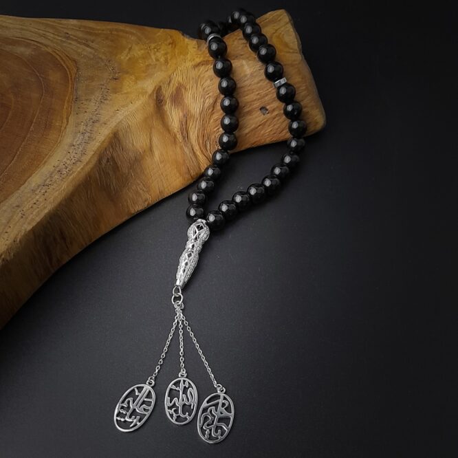 Me1677 – Silver Rosary 33 Stones