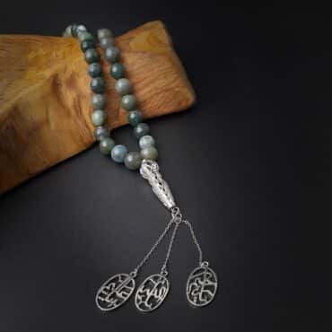 Me1055 – Silver Rosary 33 Stones