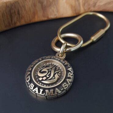 Me1106 – Customized text chain Pendants & Keychains