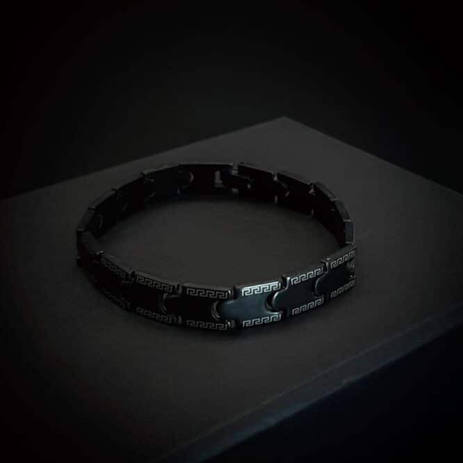Me1285 – Versace Black Stainless steel bracelet