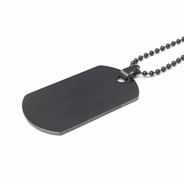 Me848 -Black Army Necklace