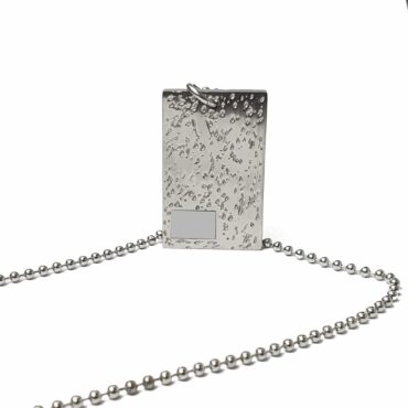 Me1437 – rectangle Army Necklace