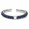 Me1450 – Blue Tiger Eye Stone  with Stainless steel bracelet