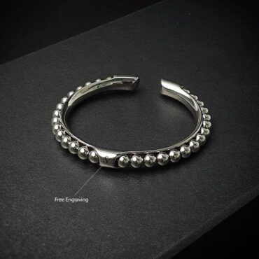 Me1442 – Stainless steel balls bracelet