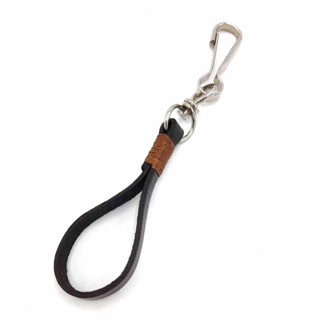 Me1500 –  Genuine Brown Leather keychain