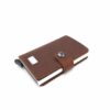 Me1485 – Anti-theft “RFID” Mecal Wallet and Card Holder-genuine leather with lock