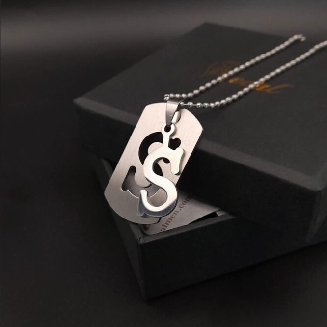 Me1573   –  Stainless steel Letters Necklace
