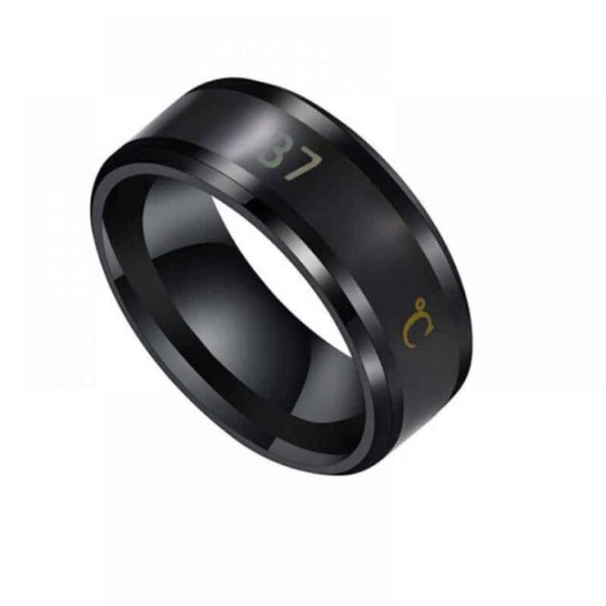 Me1586 – Black Stainless Steel Ring