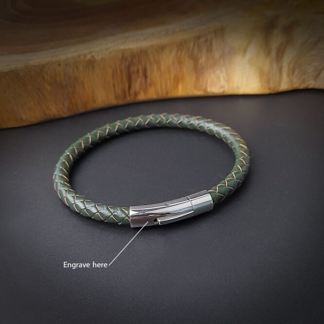Me1676 –  genuine Braided leather Bracelet