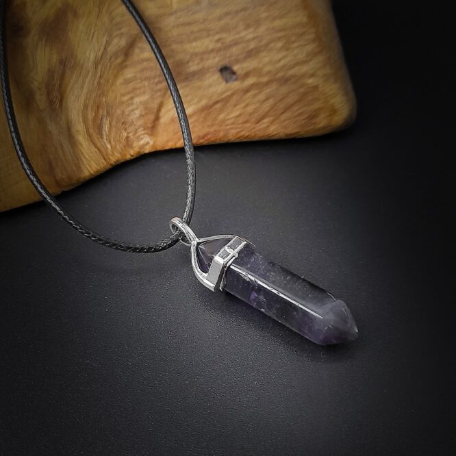 Me1692 –  Lapis Natural Stone  with Silver Electro Plated Car Pendant