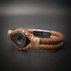 Me1714- Brown Leather Bracelet